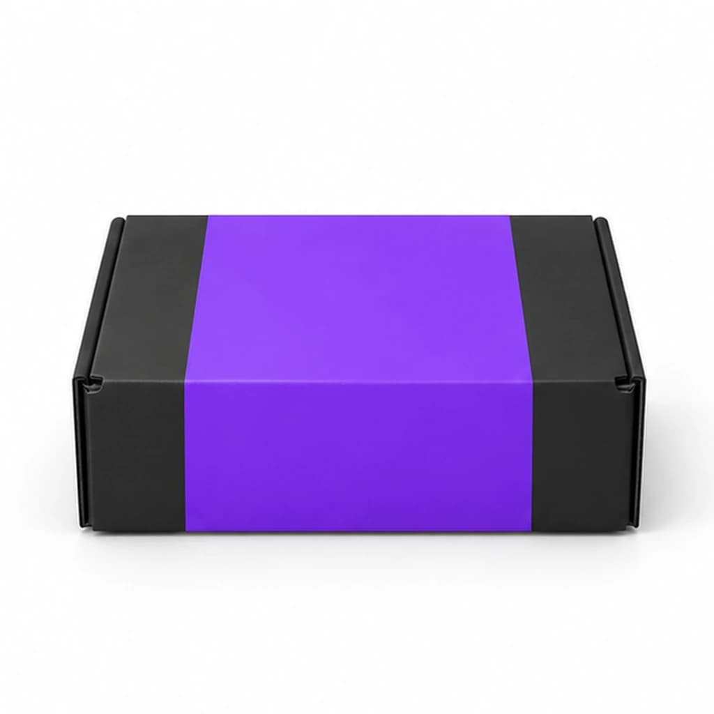 Boîte avec bandeau personnalisé