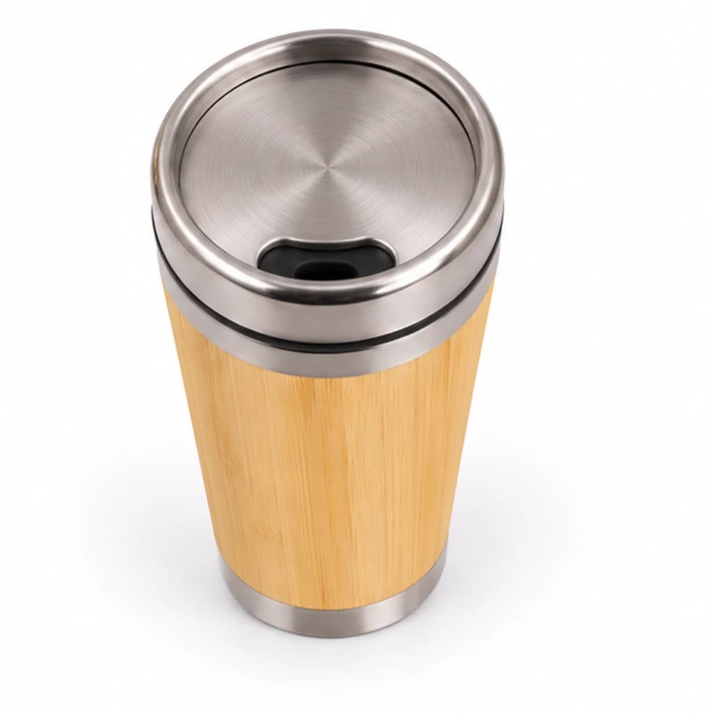 Gobelet en bambou et acier : image 4