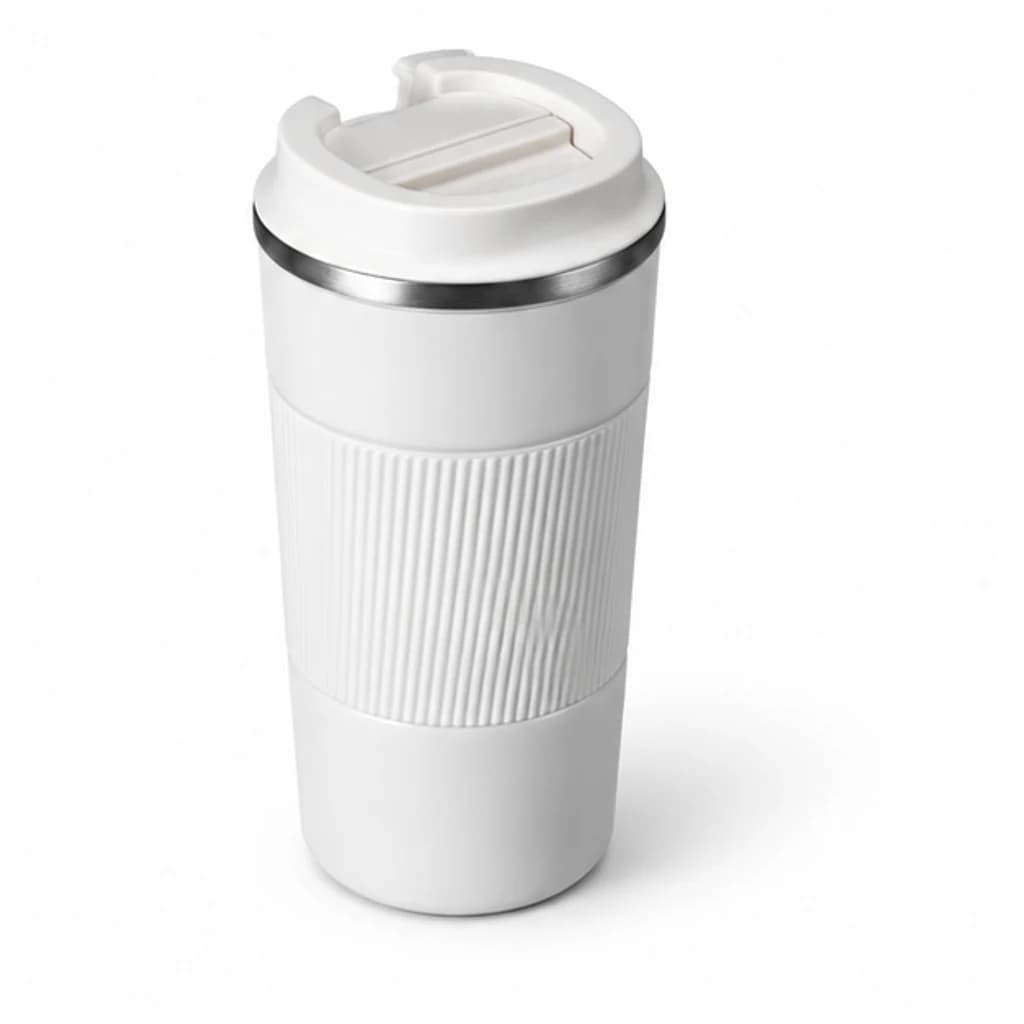 Gobelet blanc avec couvercle 510 ml : image 2