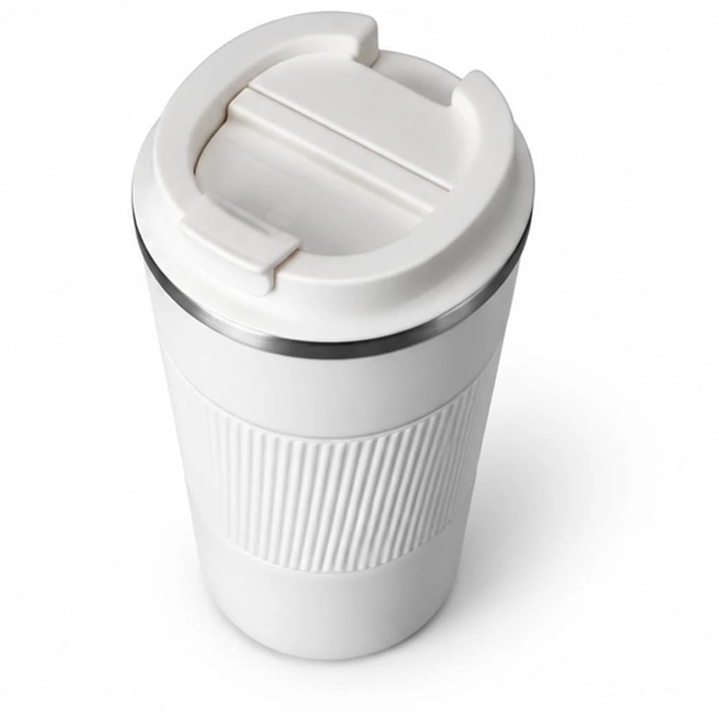 Gobelet blanc avec couvercle 510 ml : image 4
