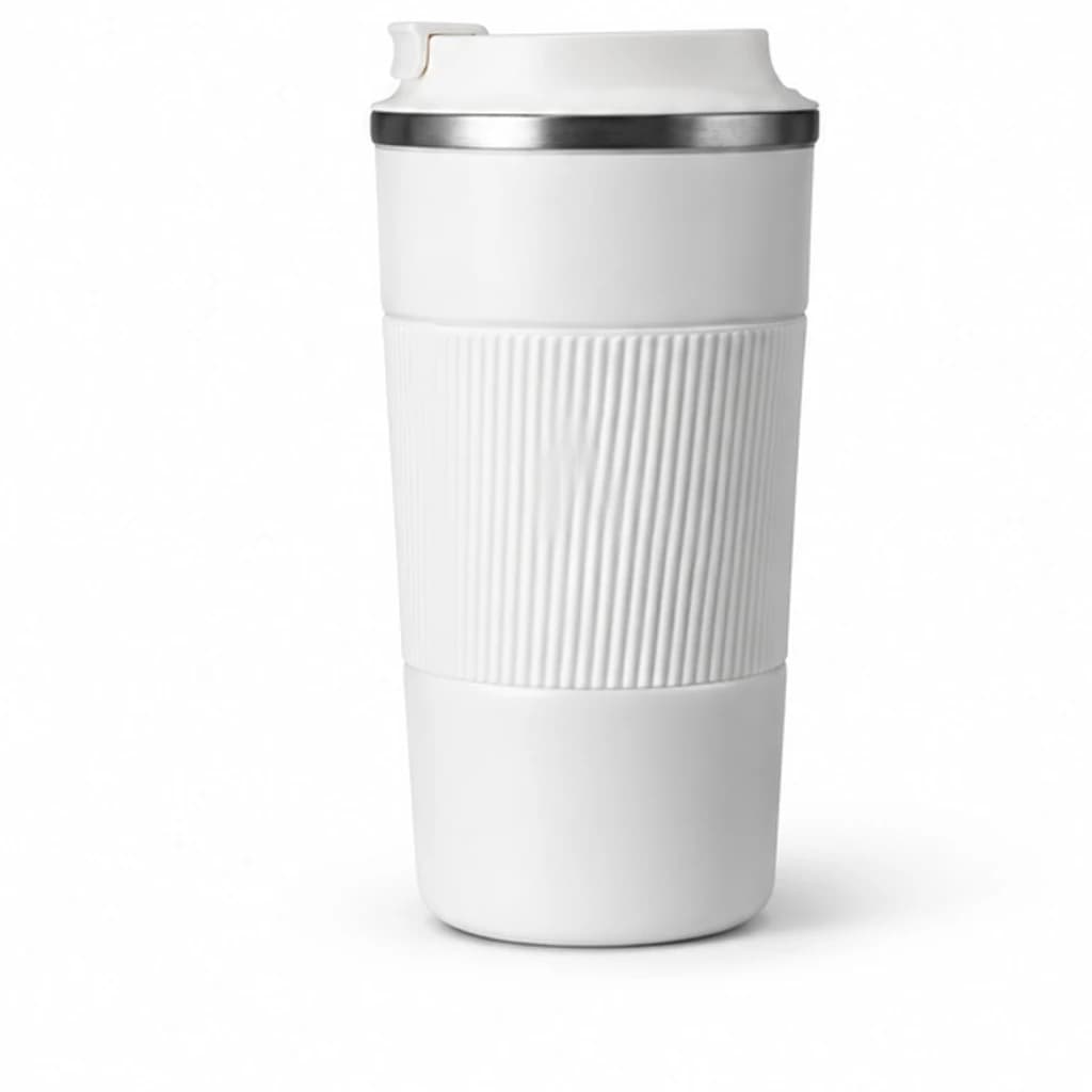 Gobelet blanc avec couvercle 510 ml : image 3
