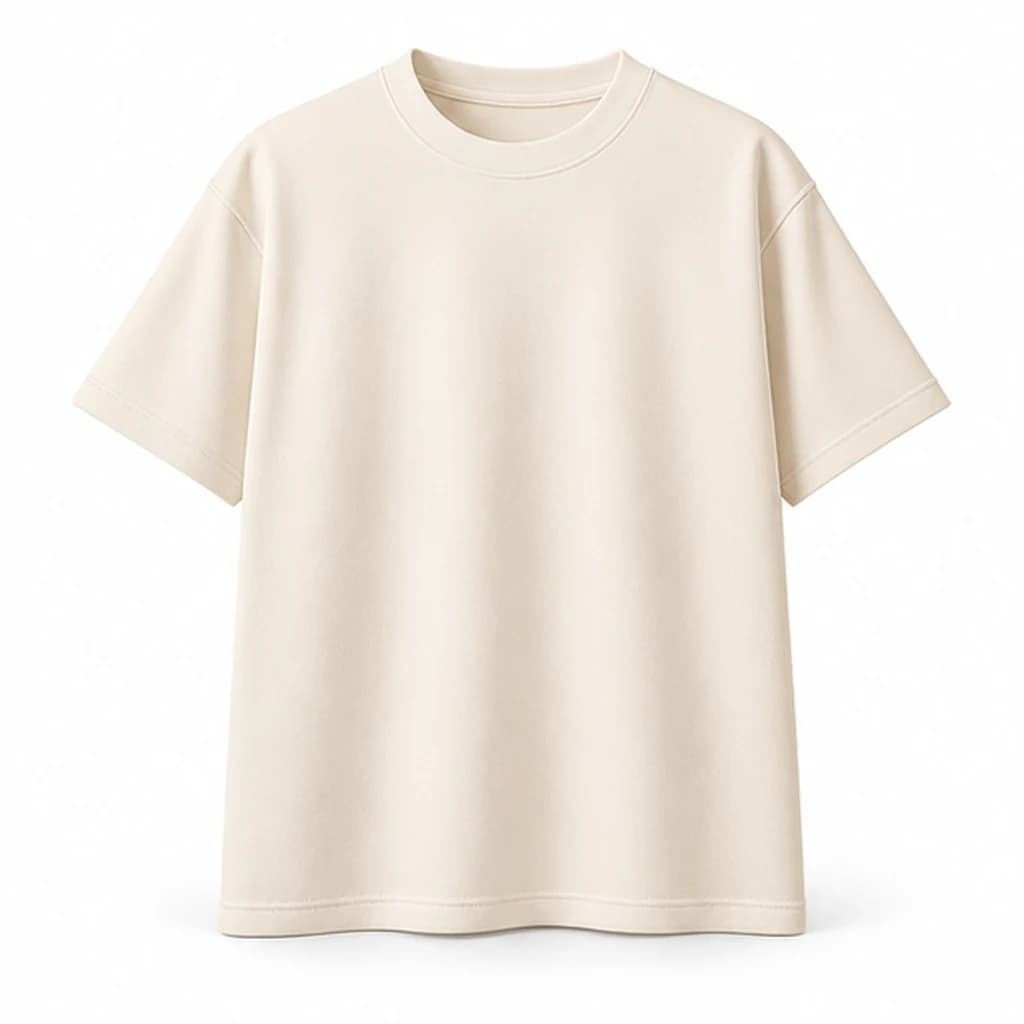 T-shirt oversize épais