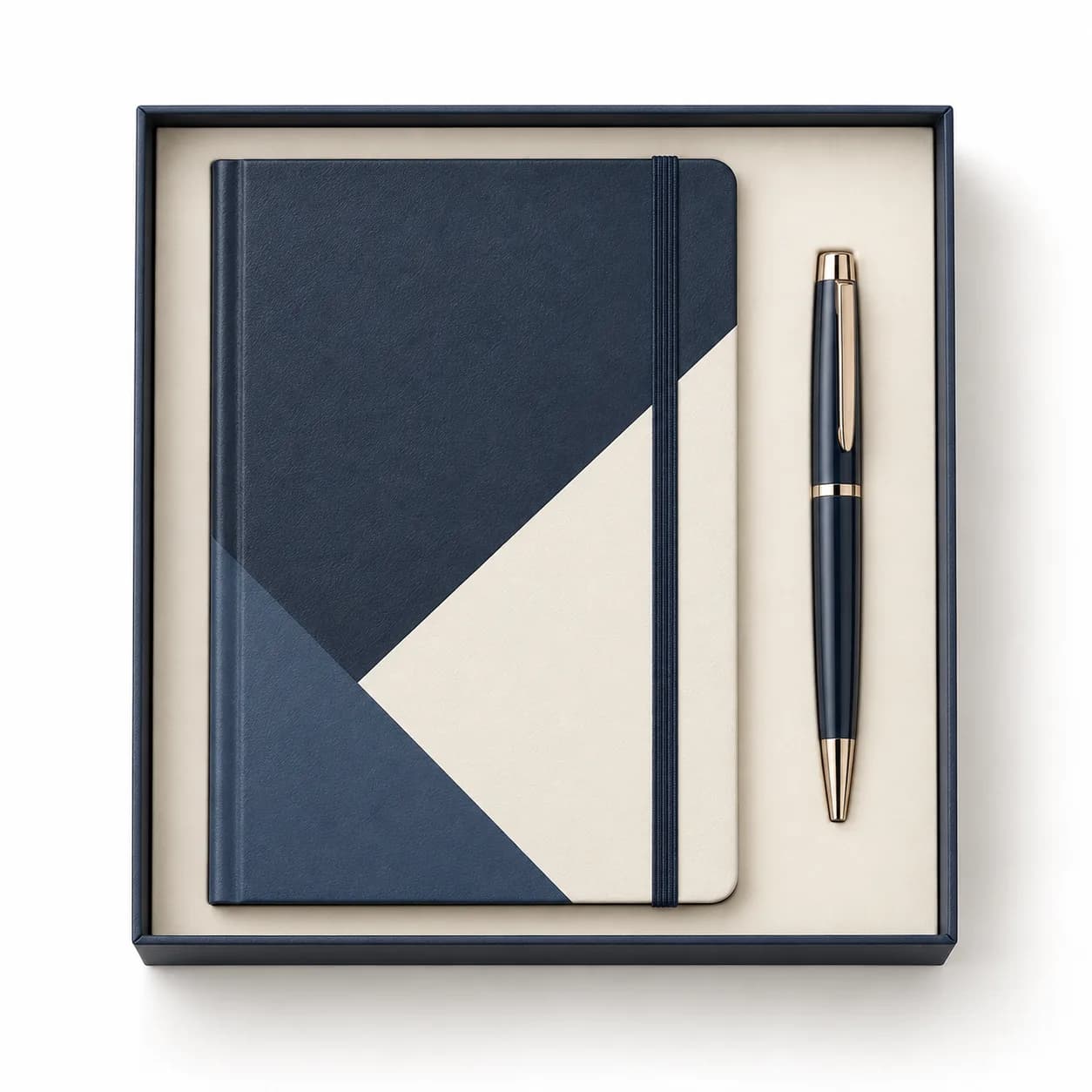 Kit carnet géométrique et stylo