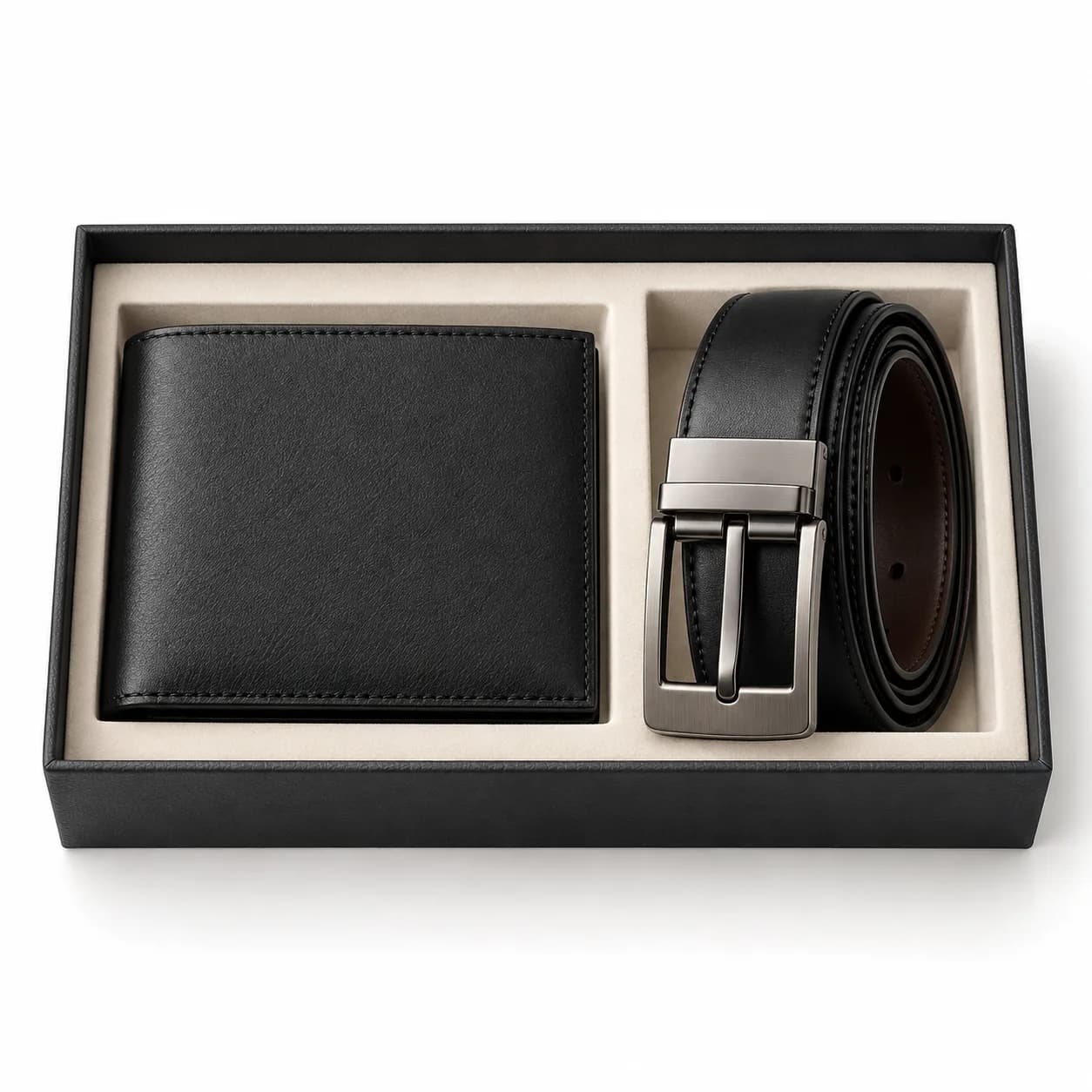 Duo portefeuille et ceinture réversible