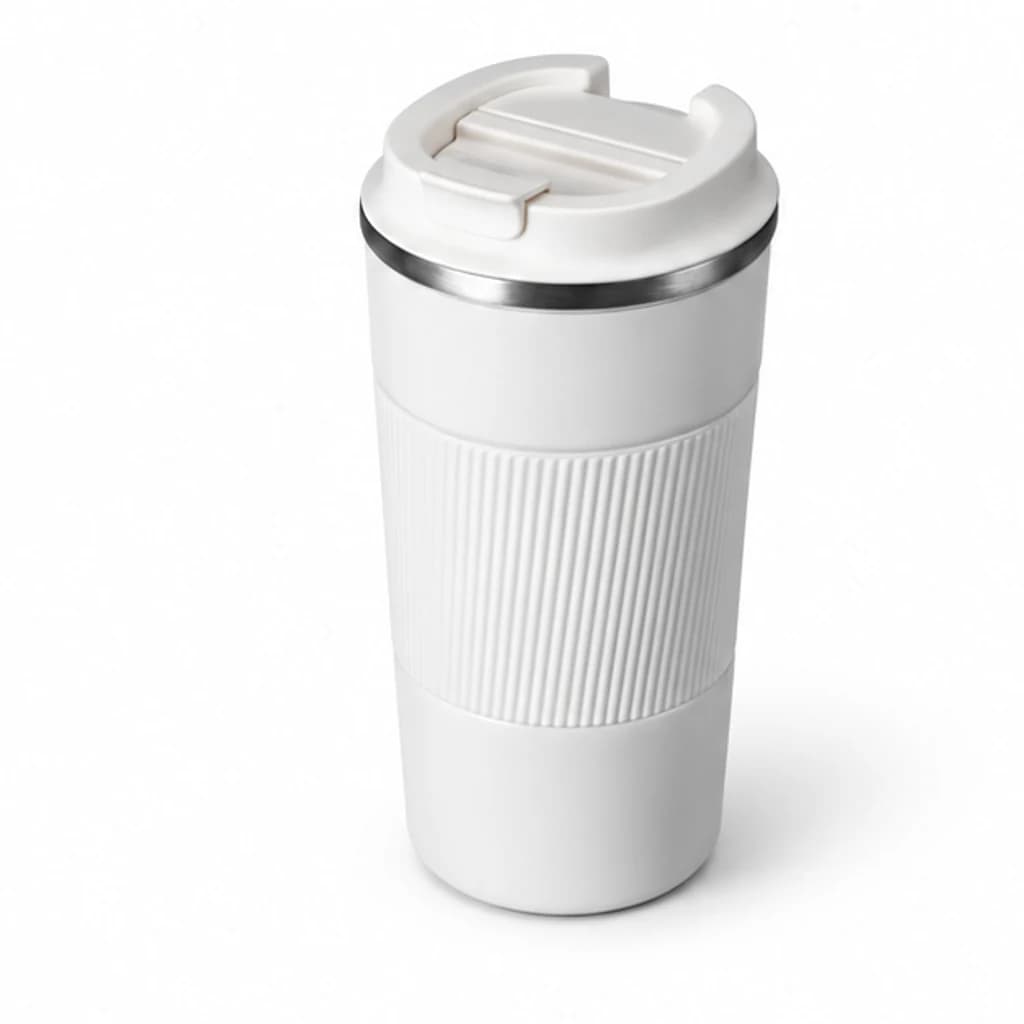 Gobelet blanc avec couvercle 510 ml